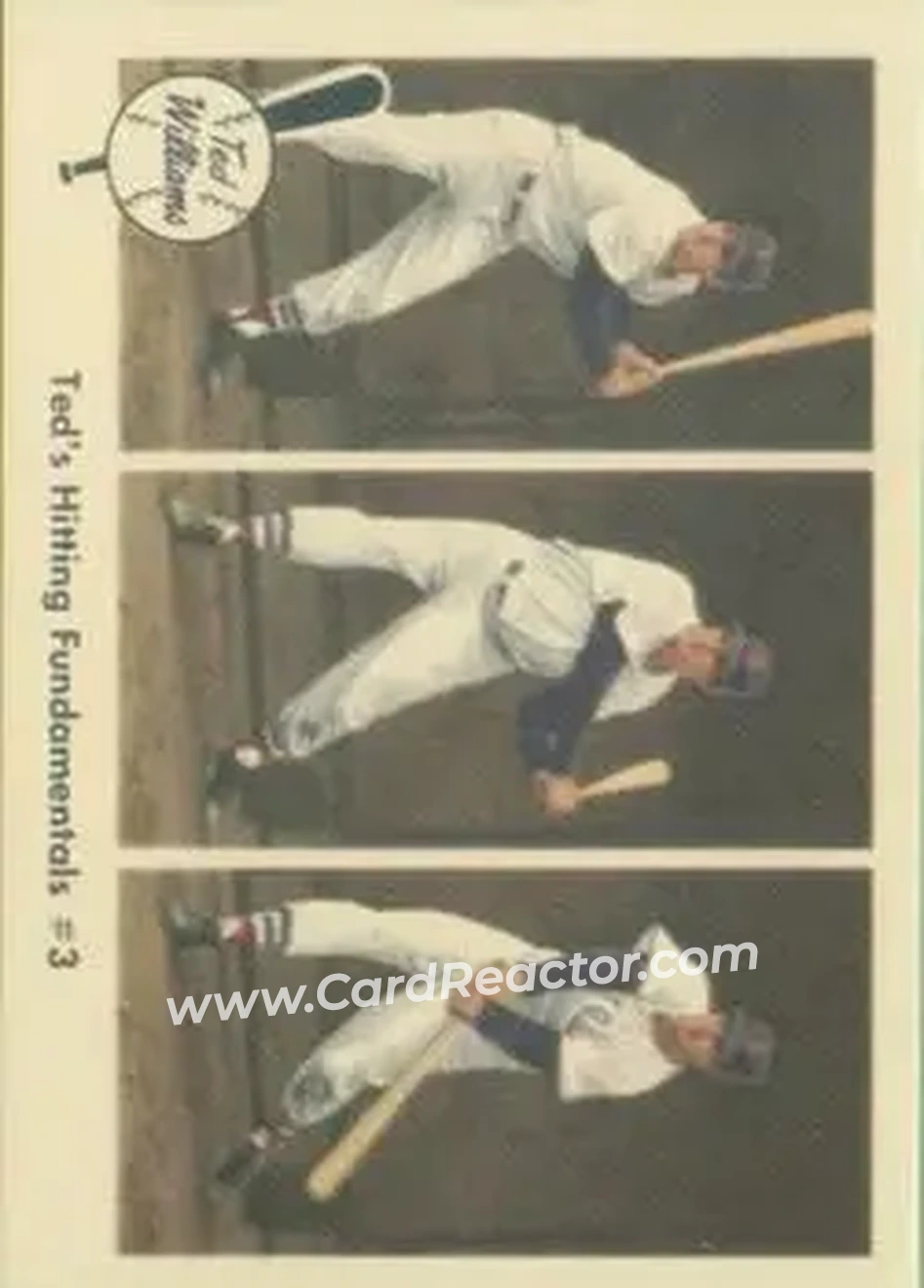 2004 Fleer National Pastime - 1959 Ted Williams Reprint #73 - Ted Williams - Boston Red Sox - Front