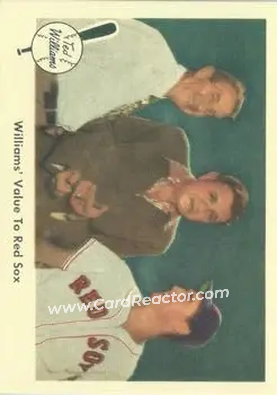 2004 Fleer National Pastime - 1959 Ted Williams Reprint #75 - Ted Williams - Boston Red Sox - Front
