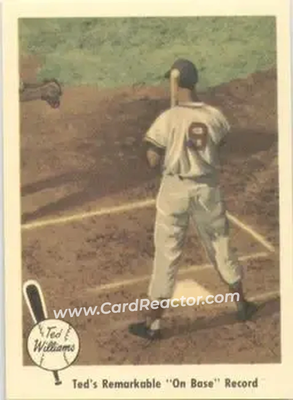 2004 Fleer National Pastime - 1959 Ted Williams Reprint #76 - Ted Williams - Boston Red Sox - Front