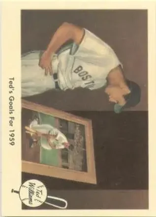 2004 Fleer National Pastime - 1959 Ted Williams Reprint #80 - Ted Williams - Boston Red Sox