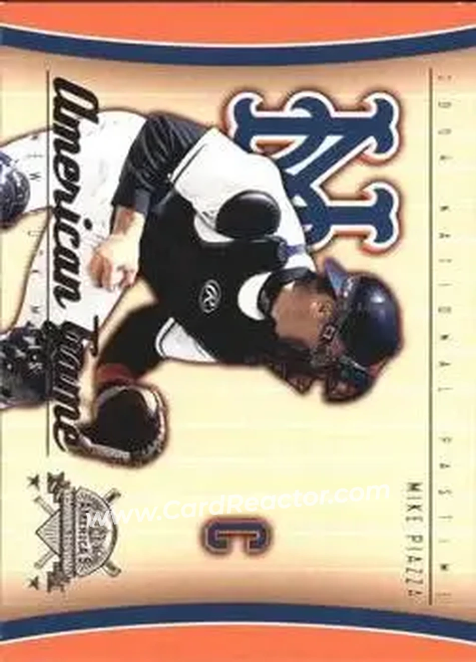 2004 Fleer National Pastime - American Game #5 AG - Mike Piazza - New York Mets - Front