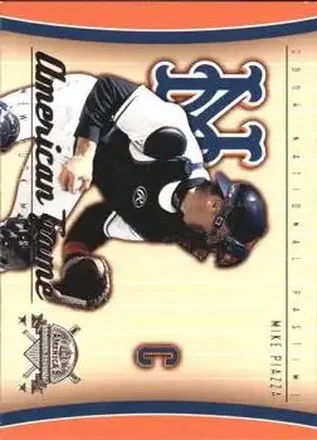 2004 Fleer National Pastime - American Game #5 AG - Mike Piazza - New York Mets