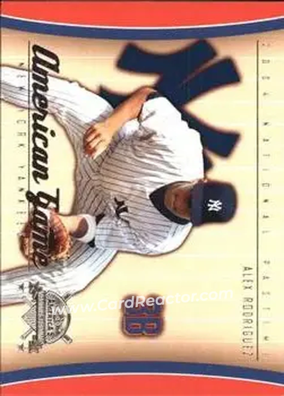 2004 Fleer National Pastime - American Game #6 AG - Alex Rodriguez - New York Yankees - Front