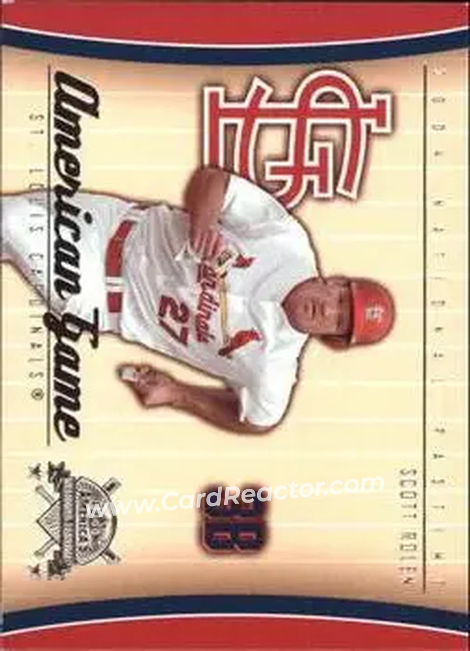 2004 Fleer National Pastime - American Game #10 AG - Scott Rolen - St. Louis Cardinals - Front