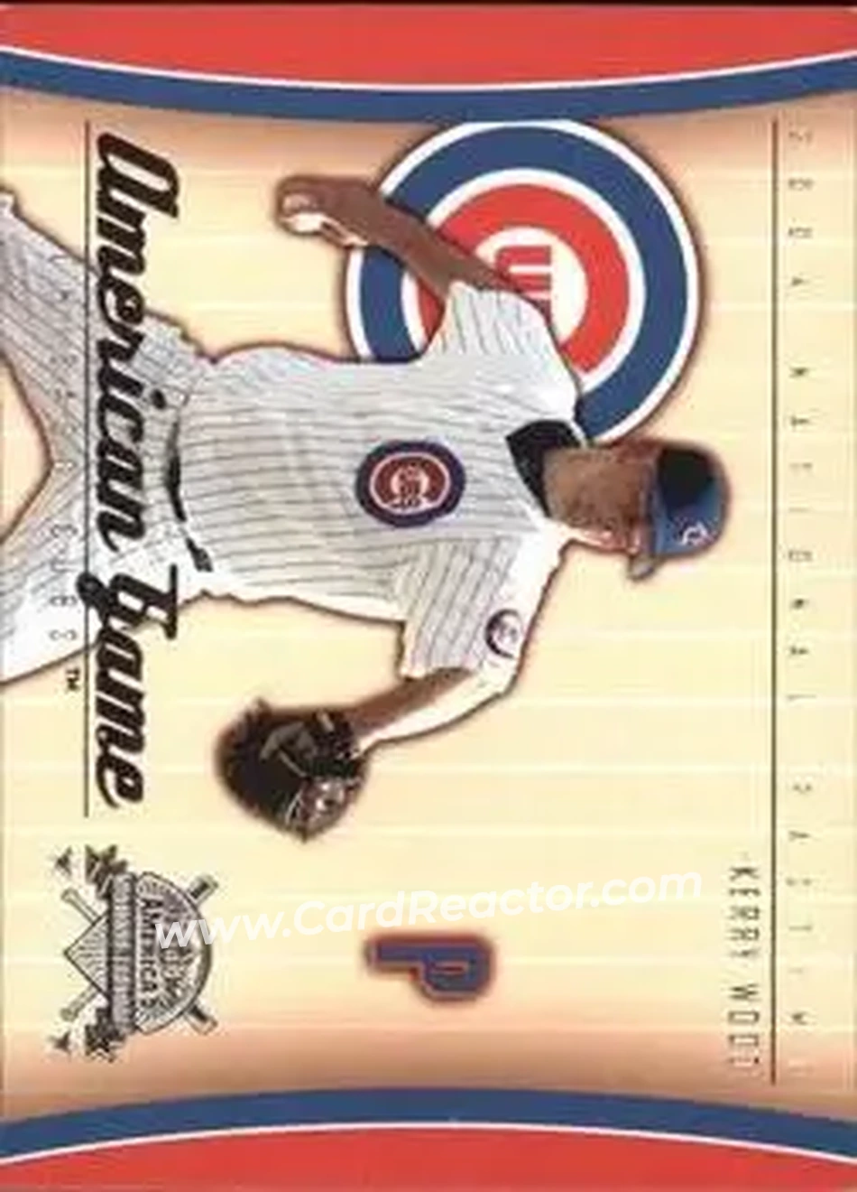 2004 Fleer National Pastime - American Game #12 AG - Kerry Wood - Chicago Cubs - Front
