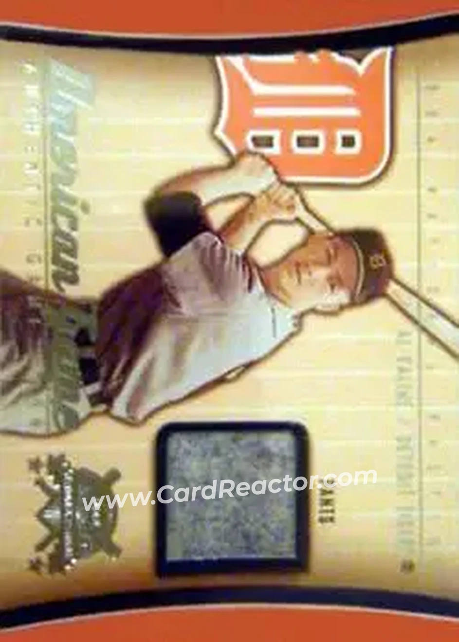 2004 Fleer National Pastime - American Game Retired GU #AK - Al Kaline - Detroit Tigers - Front 2004 Fleer National Pastime - American Game Retired GU #AK - Al Kaline - Detroit Tigers - Front