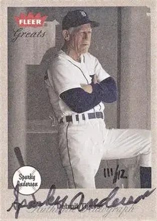 2004 Fleer National Pastime - Buyback Autographs #NNO - George Anderson - Detroit Tigers