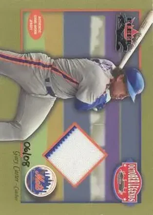 2004 Fleer National Pastime - Buyback Game Used #NNO - Gary Carter - New York Mets