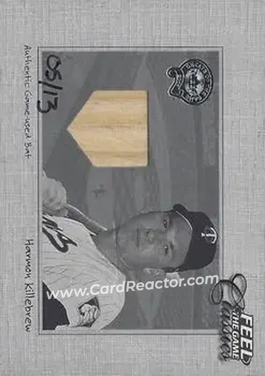 2004 Fleer National Pastime - Buyback Game Used #NNO - Harmon Killebrew - Minnesota Twins - Front