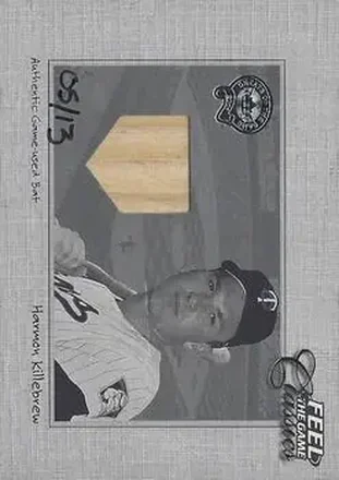 2004 Fleer National Pastime - Buyback Game Used #NNO - Harmon Killebrew - Minnesota Twins