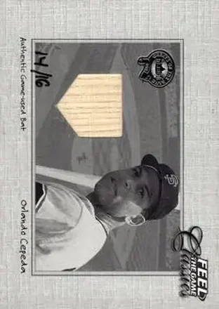 2004 Fleer National Pastime - Buyback Game Used #NNO - Orlando Cepeda - San Francisco Giants