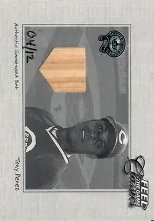 2004 Fleer National Pastime - Buyback Game Used #NNO - Tony Pérez - Cincinnati Reds