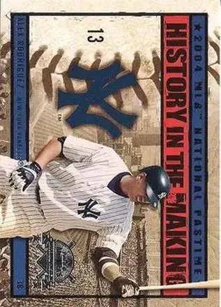 2004 Fleer National Pastime - History in the Making #2HM - Alex Rodriguez - New York Yankees