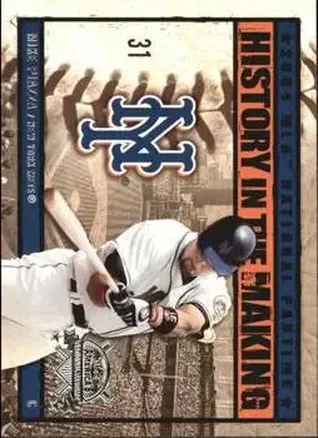 2004 Fleer National Pastime - History in the Making #4HM - Mike Piazza - New York Mets