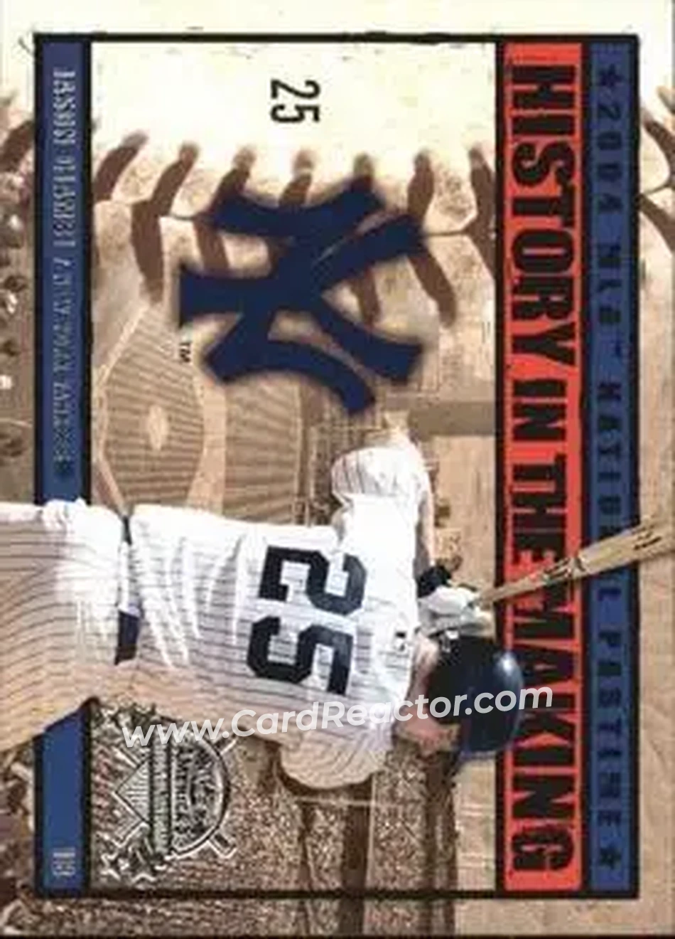 2004 Fleer National Pastime - History in the Making #5HM - Jason Giambi - New York Yankees - Front 2004 Fleer National Pastime - History in the Making #5HM - Jason Giambi - New York Yankees - Front