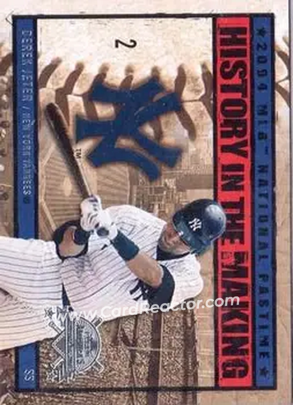 2004 Fleer National Pastime - History in the Making #7HM - Derek Jeter - New York Yankees - Front