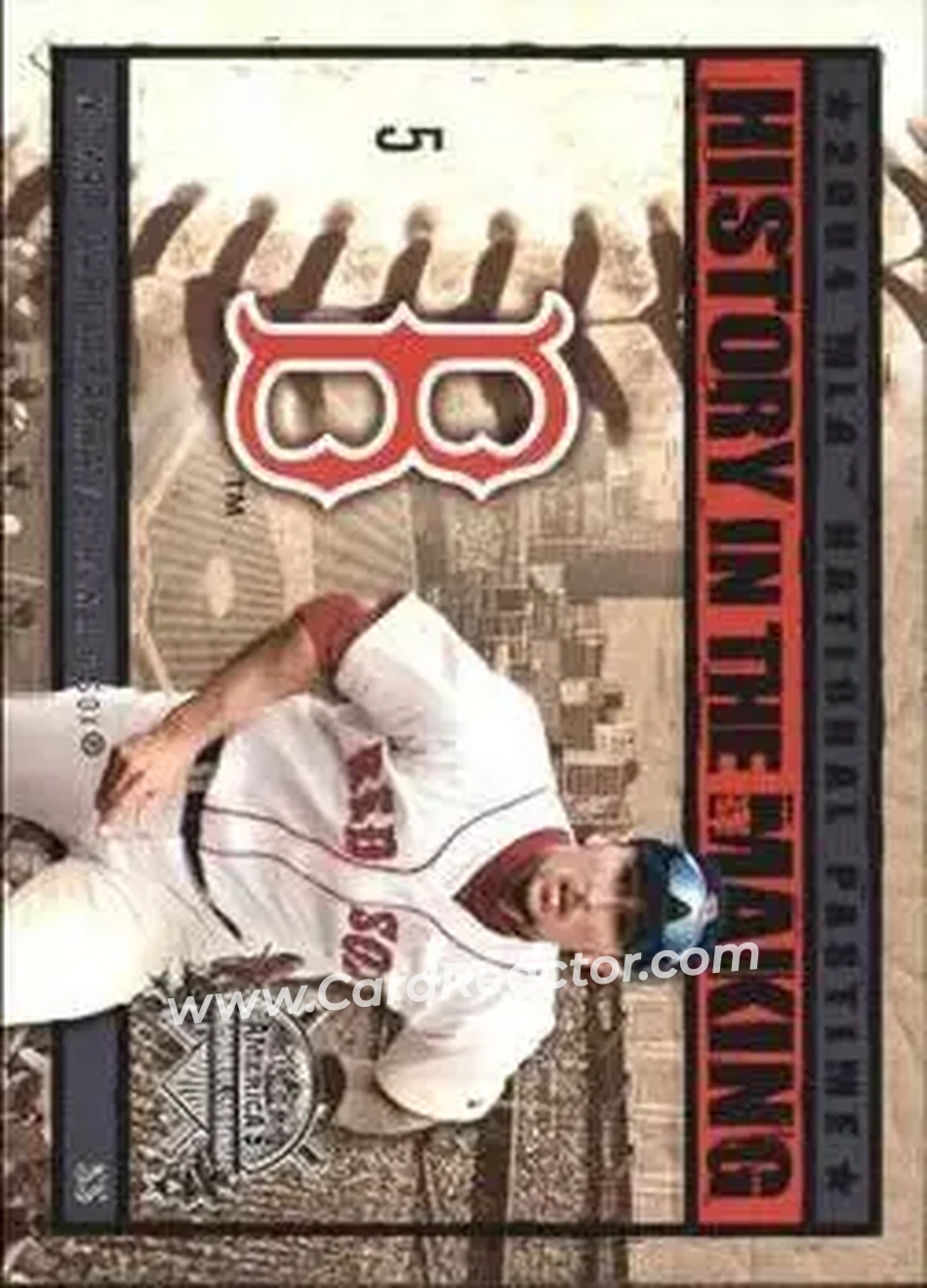 2004 Fleer National Pastime - History in the Making #9HM - Nomar Garciaparra - Boston Red Sox - Front