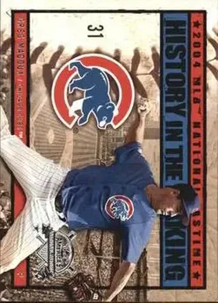2004 Fleer National Pastime - History in the Making #11HM - Greg Maddux - Chicago Cubs