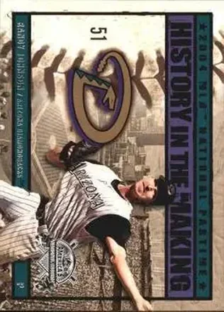 2004 Fleer National Pastime - History in the Making #12HM - Randy Johnson - Arizona Diamondbacks