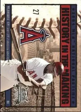 2004 Fleer National Pastime - History in the Making #15HM - Vladimir Guerrero - Anaheim Angels