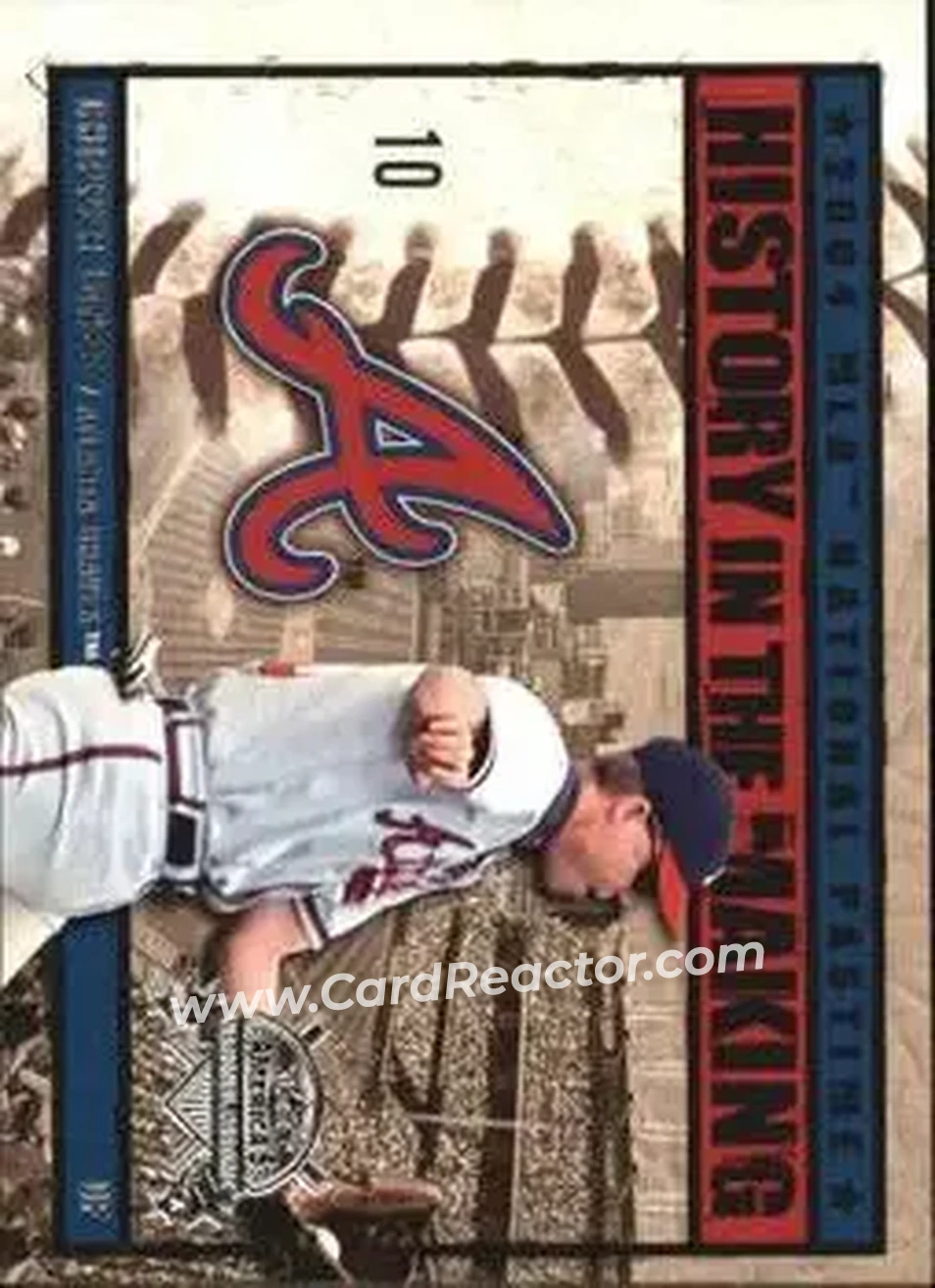 2004 Fleer National Pastime - History in the Making #16HM - Chipper Jones - Atlanta Braves - Front