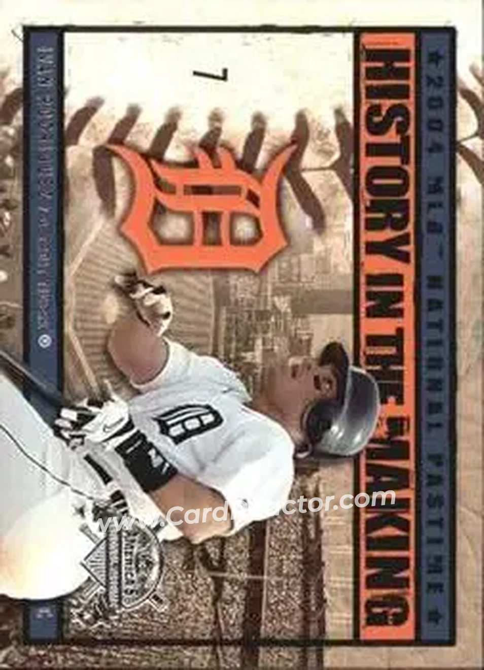 2004 Fleer National Pastime - History in the Making #19HM - Ivan Rodriguez - Detroit Tigers - Front 2004 Fleer National Pastime - History in the Making #19HM - Ivan Rodriguez - Detroit Tigers - Front
