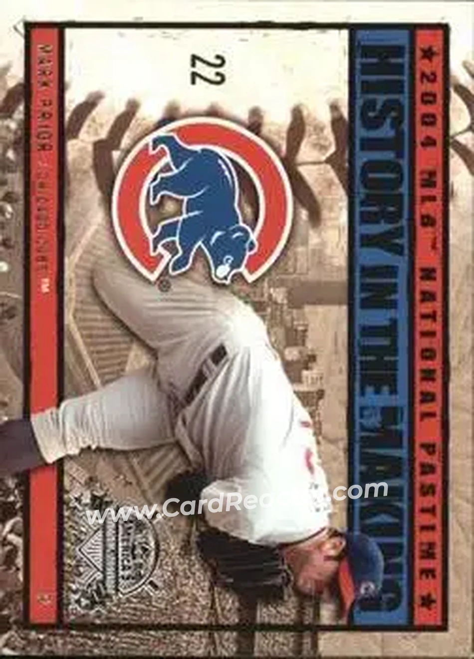 2004 Fleer National Pastime - History in the Making #20HM - Mark Prior - Chicago Cubs - Front 2004 Fleer National Pastime - History in the Making #20HM - Mark Prior - Chicago Cubs - Front