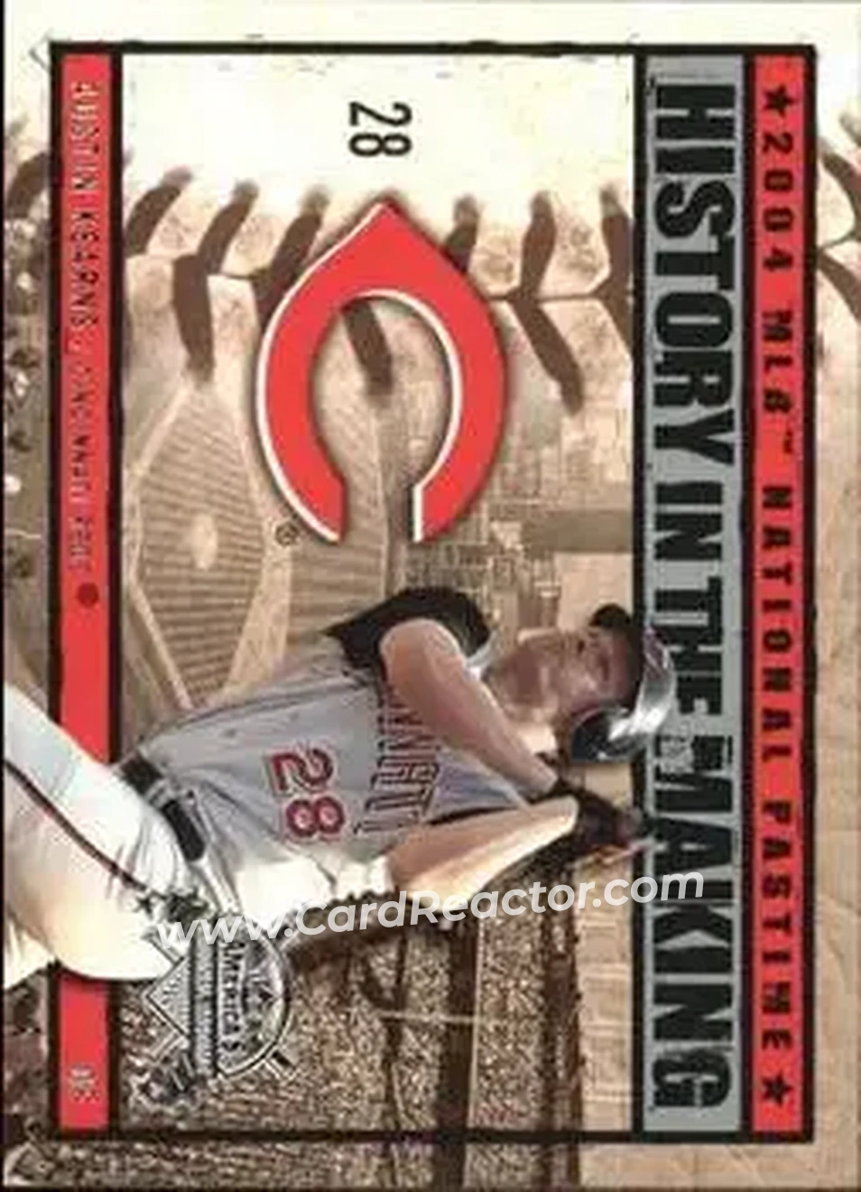 2004 Fleer National Pastime - History in the Making #21HM - Austin Kearns - Cincinnati Reds - Front