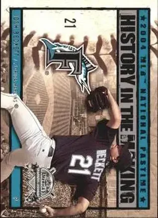 2004 Fleer National Pastime - History in the Making #24HM - Josh Beckett - Florida Marlins