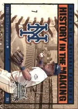2004 Fleer National Pastime - History in the Making #26HM - Jose Reyes - New York Mets