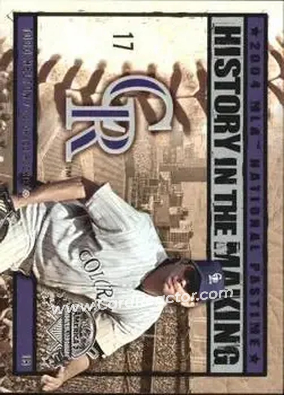 2004 Fleer National Pastime - History in the Making #28HM - Todd Helton - Colorado Rockies - Front