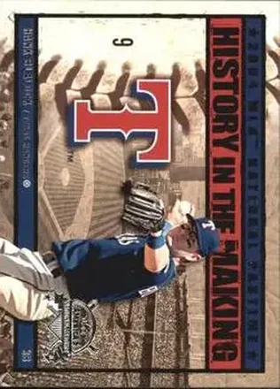 2004 Fleer National Pastime - History in the Making #29HM - Hank Blalock - Texas Rangers