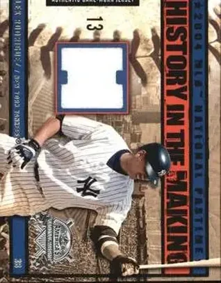 2004 Fleer National Pastime - History in the Making Jersey #HM-AR - Alex Rodriguez - New York Yankees