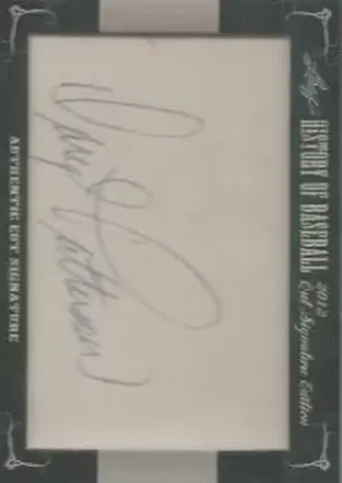 2012 Leaf Cut Signature History of Baseball #NNO - Daryl Patterson