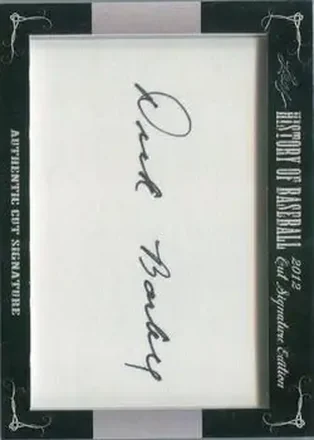2012 Leaf Cut Signature History of Baseball #NNO - Dick Bartell