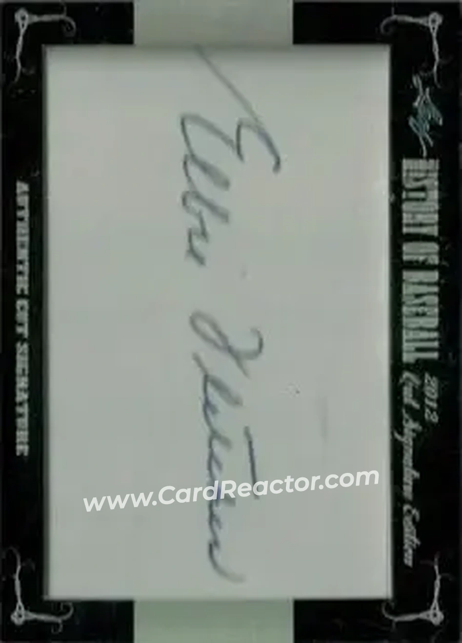 2012 Leaf Cut Signature History of Baseball #NNO - Elbie Fletcher - Front