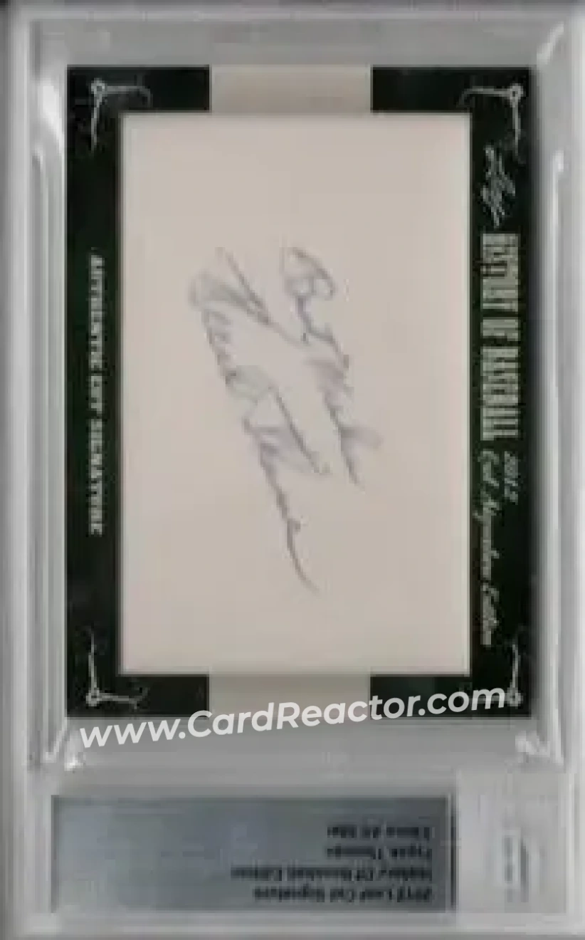 2012 Leaf Cut Signature History of Baseball #NNO - Frank Thomas - Front 2012 Leaf Cut Signature History of Baseball #NNO - Frank Thomas - Front