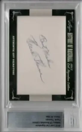 2012 Leaf Cut Signature History of Baseball #NNO - Frank Thomas