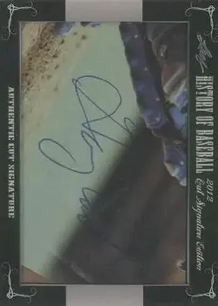 2012 Leaf Cut Signature History of Baseball #NNO - Gary Carter