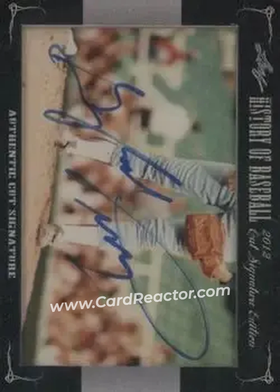 2012 Leaf Cut Signature History of Baseball #NNO - Gaylord Perry - Front 2012 Leaf Cut Signature History of Baseball #NNO - Gaylord Perry - Front
