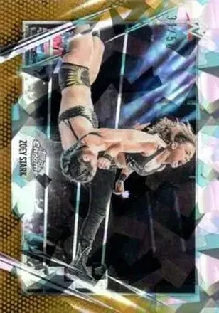 2026 Topps Chrome Sapphire Edition WWE - Gold #60 - Zoey Stark