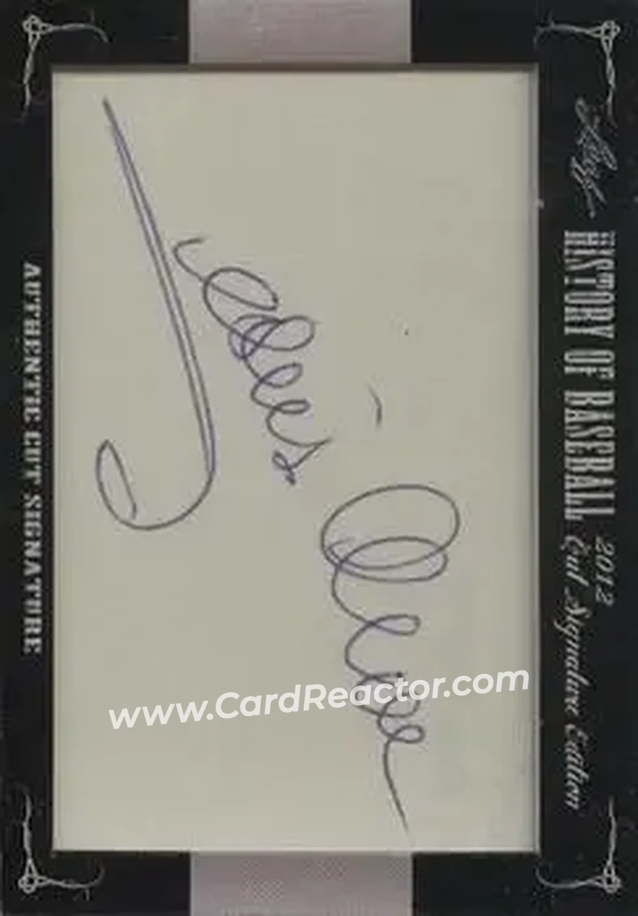 2012 Leaf Cut Signature History of Baseball #NNO - Jesus Alou - Front