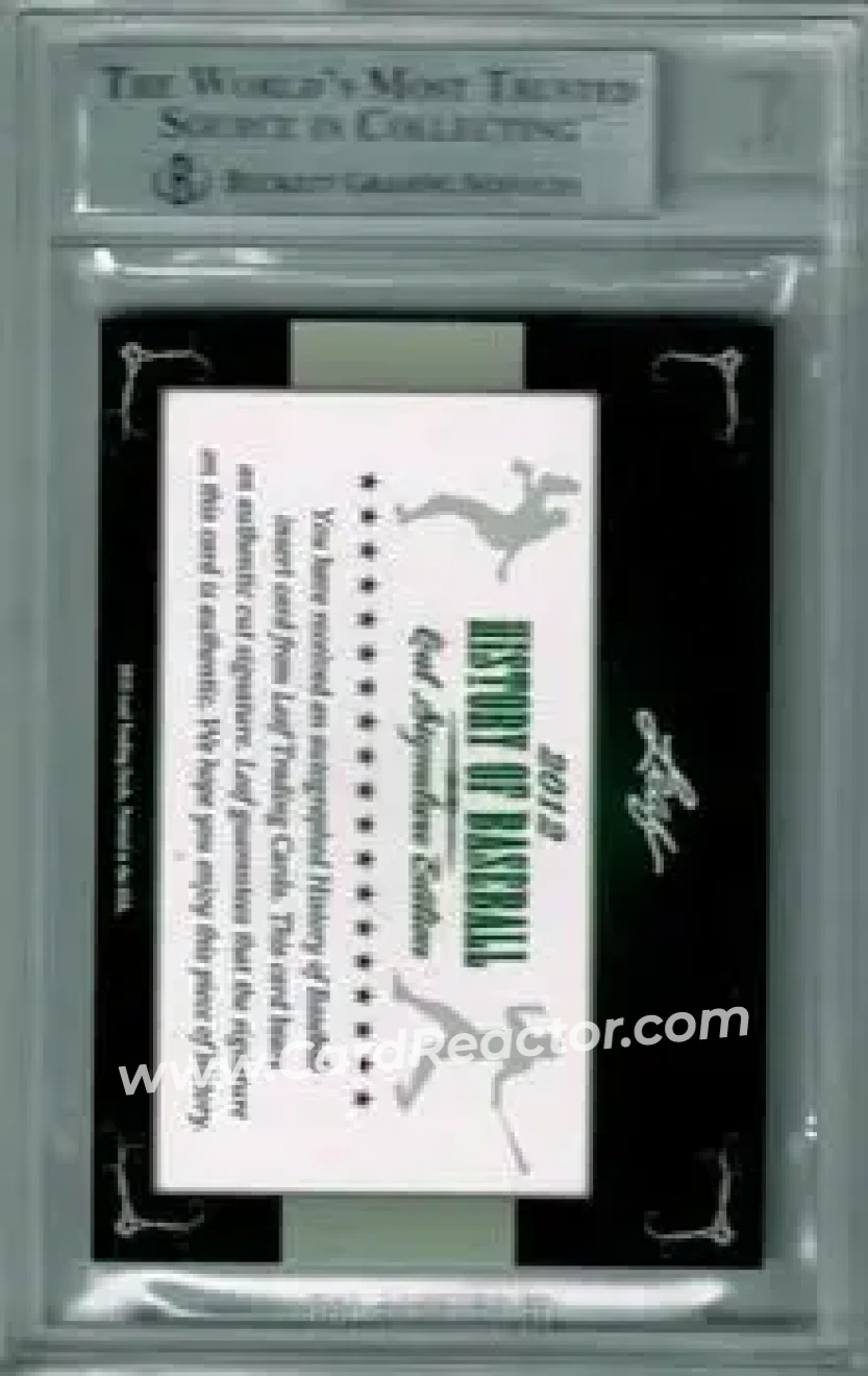 2012 Leaf Cut Signature History of Baseball #NNO - Jim Fregosi - Back 2012 Leaf Cut Signature History of Baseball #NNO - Jim Fregosi - Back