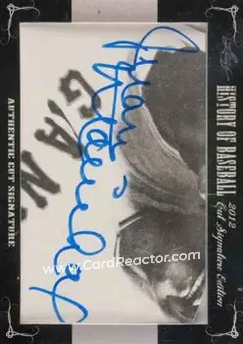 2012 Leaf Cut Signature History of Baseball #NNO - Juan Marichal - Front