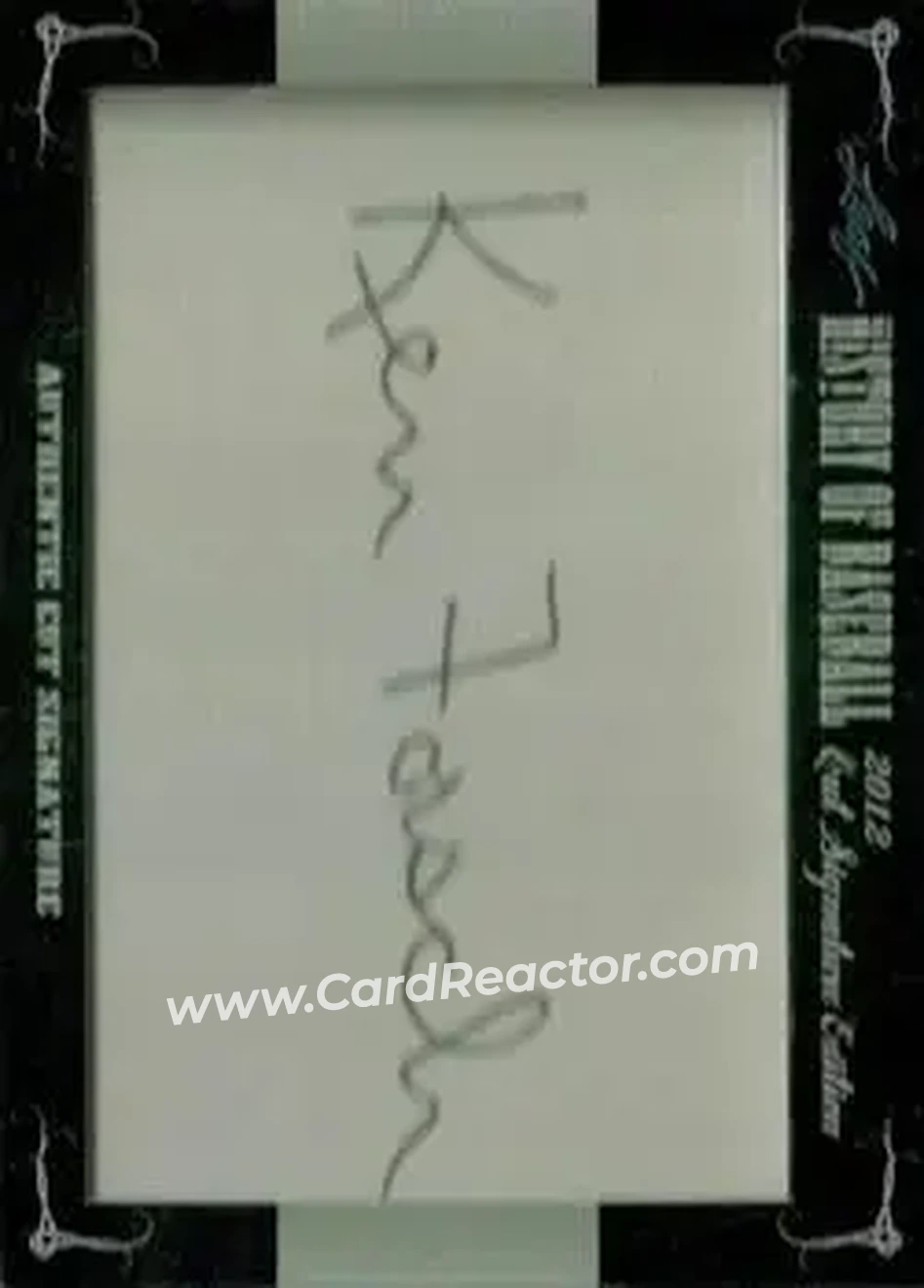 2012 Leaf Cut Signature History of Baseball #NNO - Ken Forsch - Front