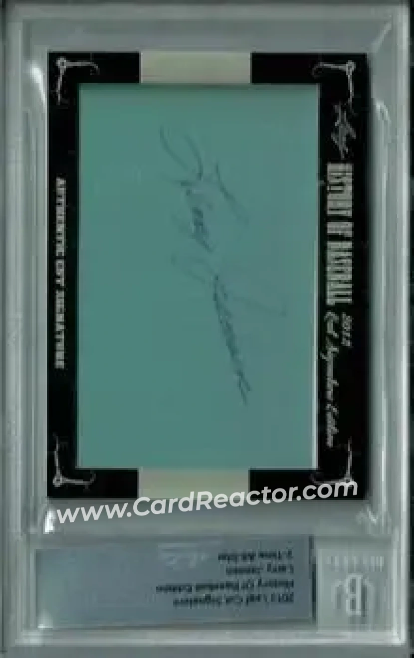2012 Leaf Cut Signature History of Baseball #NNO - Larry Jansen - Front