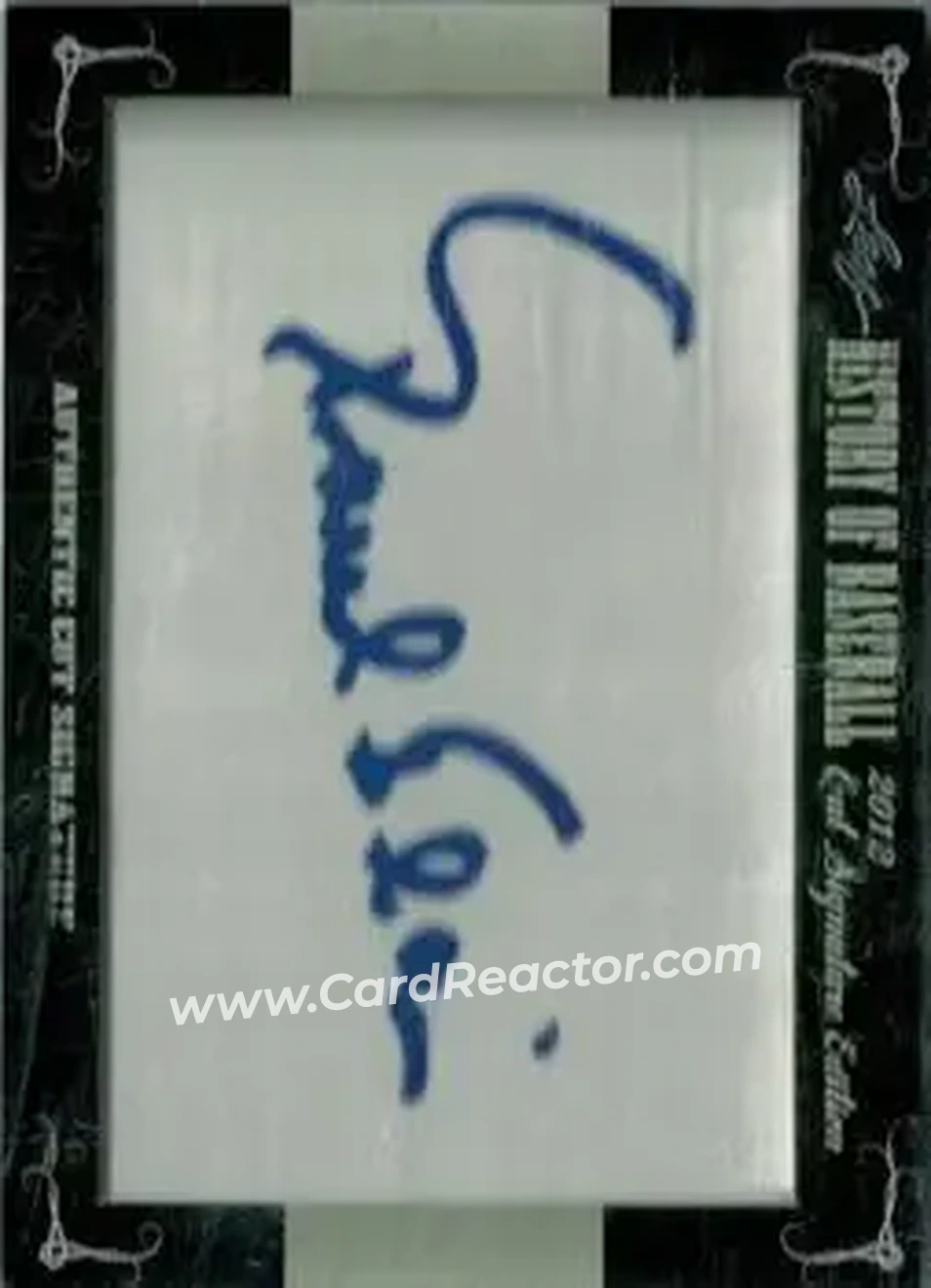 2012 Leaf Cut Signature History of Baseball #NNO - Paul Blair - Front