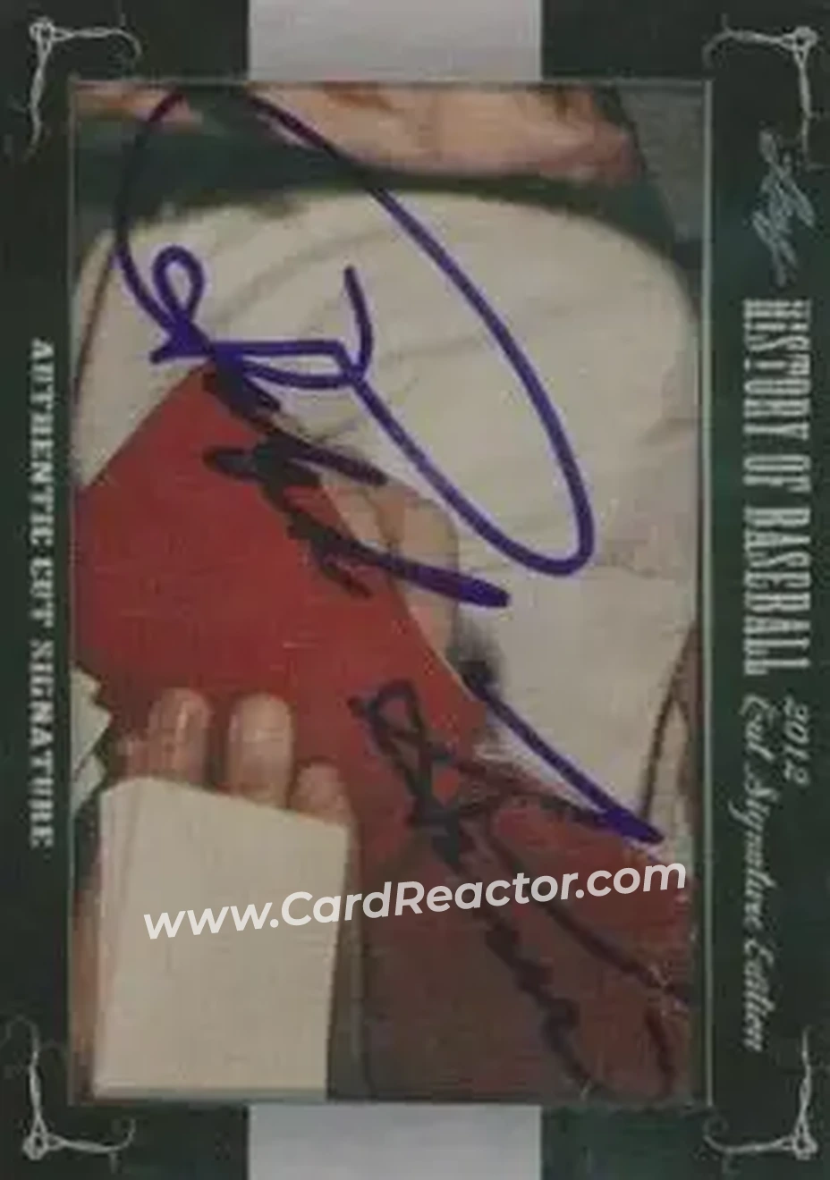 2012 Leaf Cut Signature History of Baseball #NNO - Ralph Kiner - Front