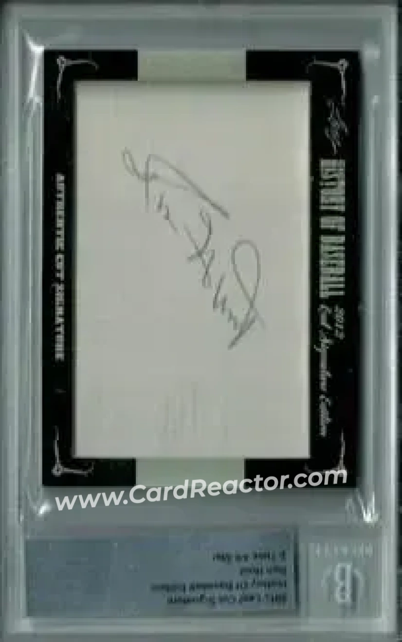 2012 Leaf Cut Signature History of Baseball #NNO - Ron Hunt - Front