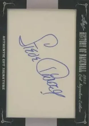 2012 Leaf Cut Signature History of Baseball #NNO - Steve Garvey